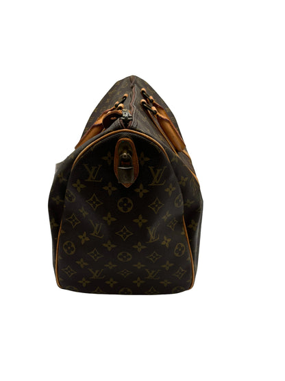 Louis Vuitton Keepall Monogram Canvas, Brown, Canvas, Travel Bag