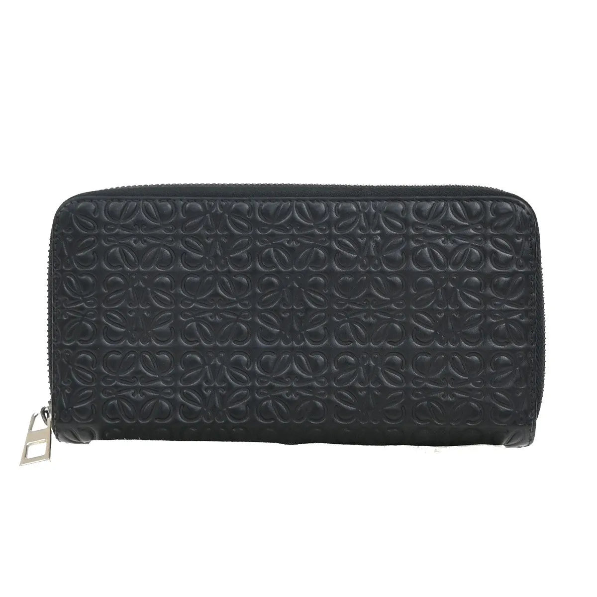 Loewe Anagram Leather, Black, Leather, Wallet
