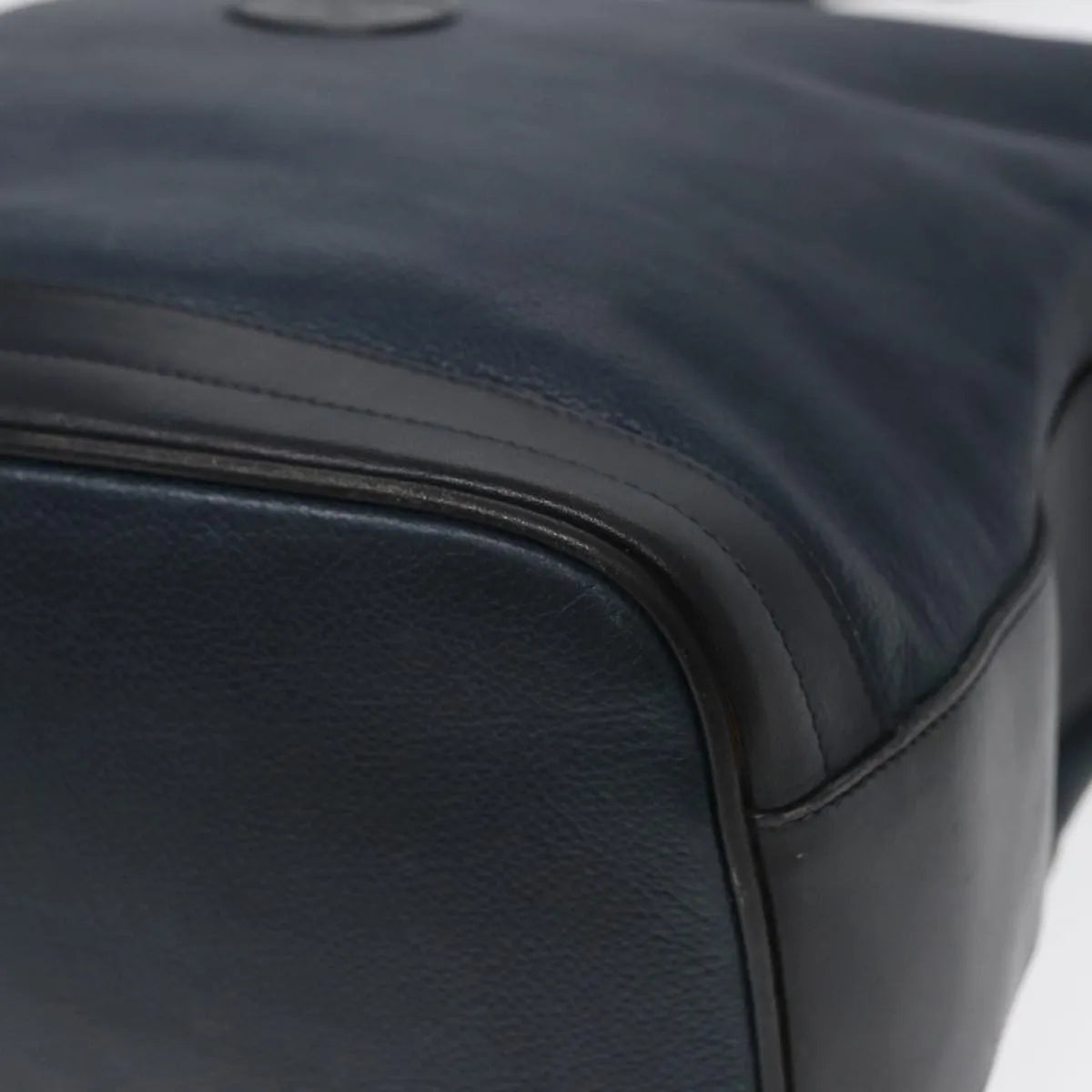 Gucci Vintage Leather, Navy, Leather, Shoulder Bag