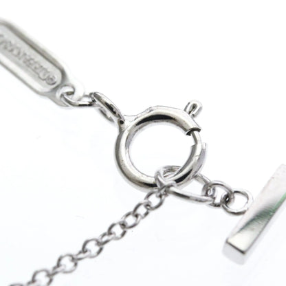 Tiffany & Co. T Smile Pendant 18K White Gold, Silver, White Gold, Necklace