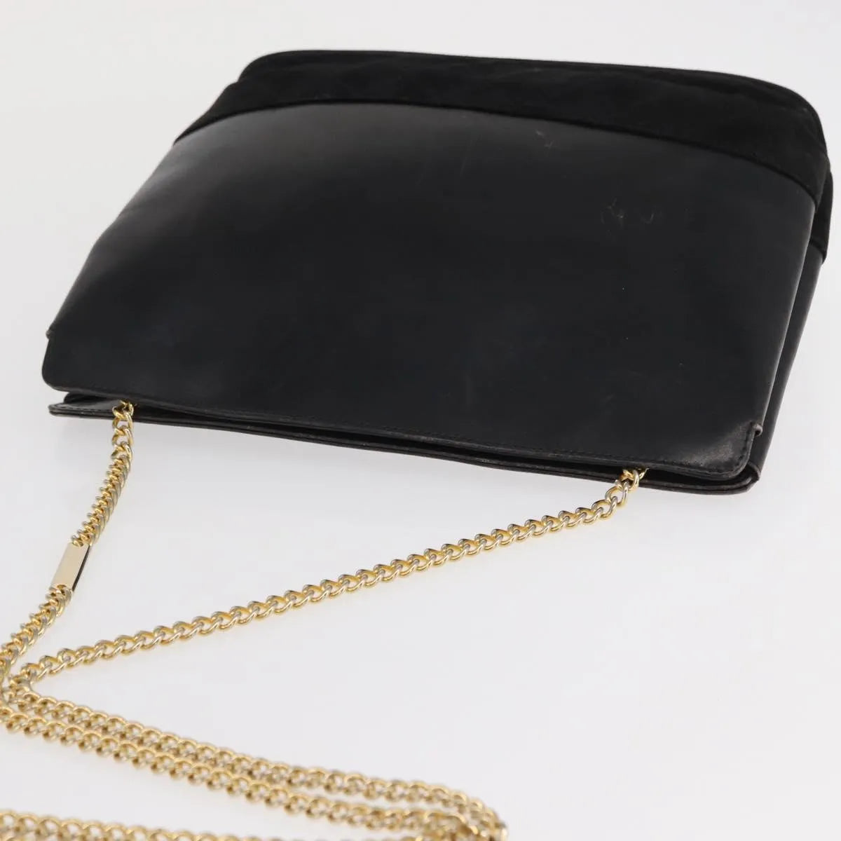 Salvatore Ferragamo Vintage Leather, Black, Leather, Shoulder Bag