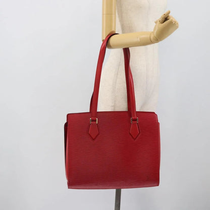 Louis Vuitton Duplex Epi Leather, Red, Leather, Shoulder Bag