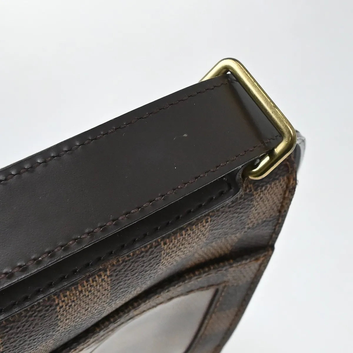 Louis Vuitton Portobello Messenger Damier, Brown, Canvas, Clutch
