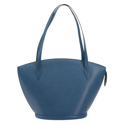 Louis Vuitton Saint Jacques Epi, Blue, Leather, Shoulder Bag