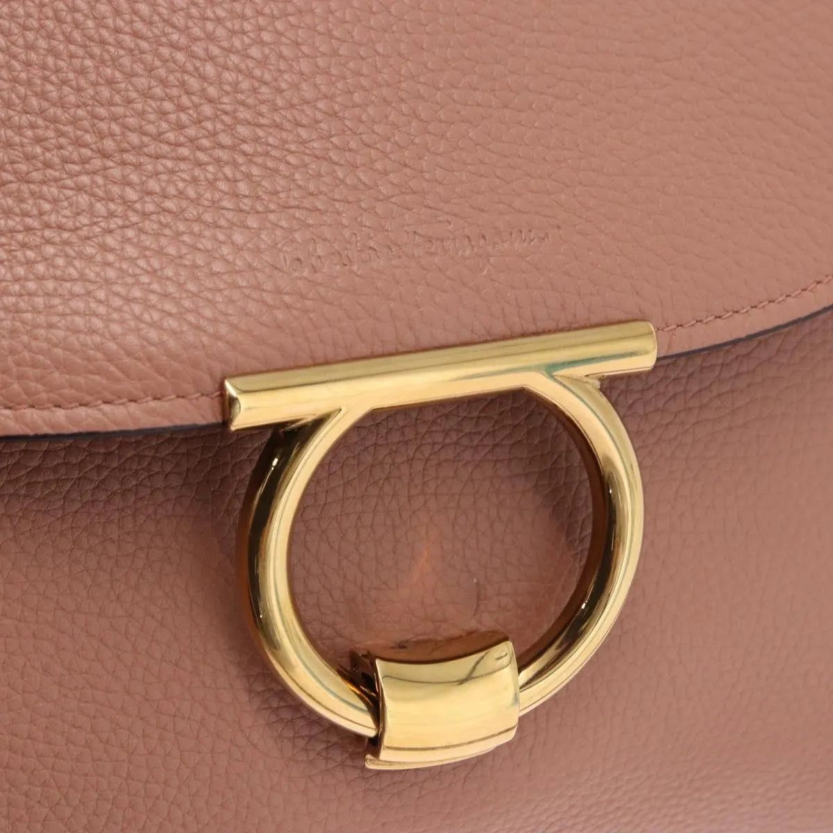 Salvatore Ferragamo Margot Satchel Leather, Pink, Leather, Handbag