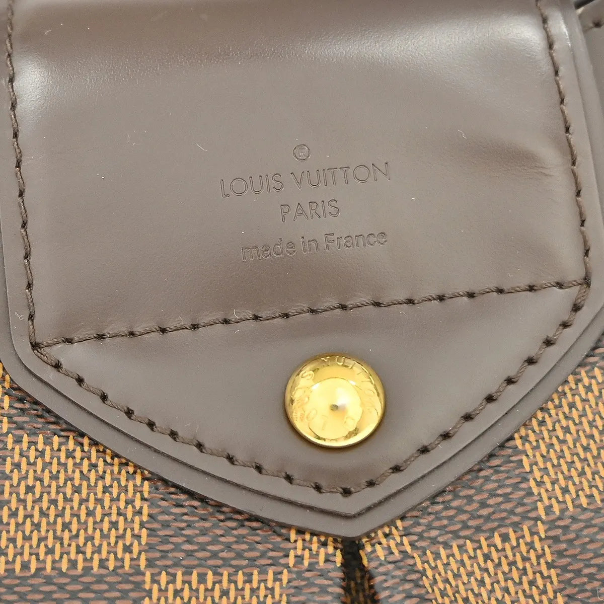 Louis Vuitton Sistina Damier, Brown, Canvas, Handbag