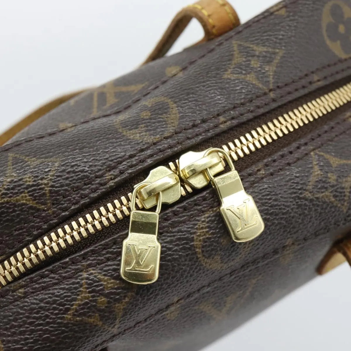 Louis Vuitton Spontini Monogram Canvas, Brown, Canvas, Handbag