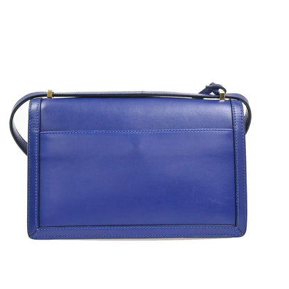 Loewe Barcelona Leather, Blue, Leather, Shoulder Bag