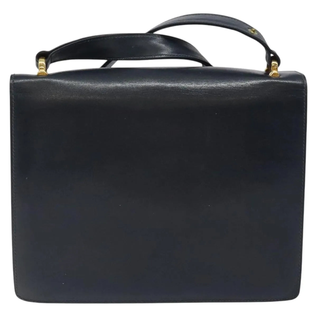 Celine Vintage Leather, Navy, Leather, Shoulder Bag