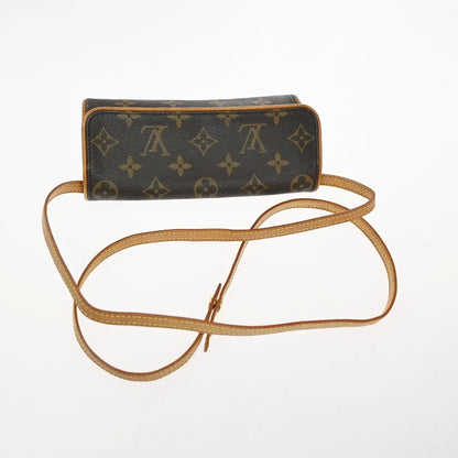 Louis Vuitton Twin Monogram Canvas, Brown, Canvas, Clutch