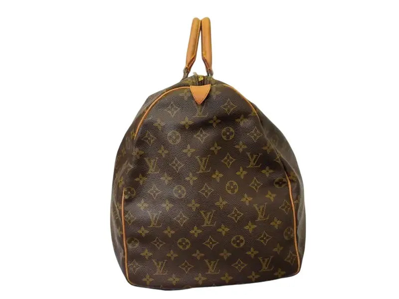 Louis Vuitton Keepall Monogram Canvas, Brown, Canvas, Travel Bag