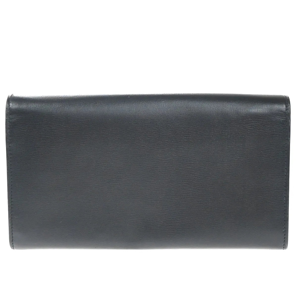 Saint Laurent Bellechasse Flap Leather, Black, Leather, Wallet