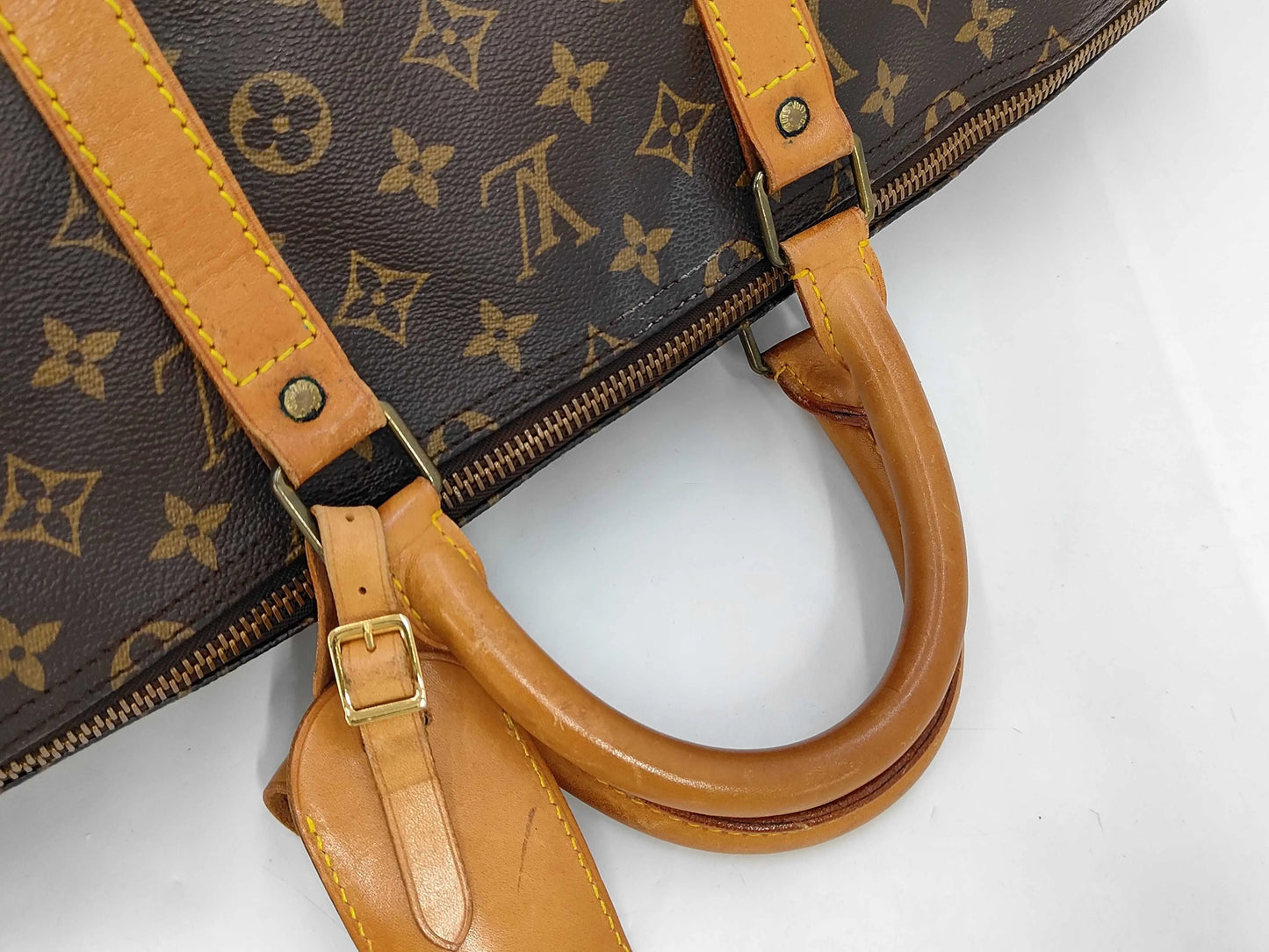 Louis Vuitton Keepall Monogram Canvas, Brown, Canvas, Travel Bag