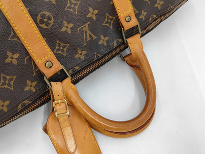 Louis Vuitton Keepall Monogram Canvas, Brown, Canvas, Travel Bag