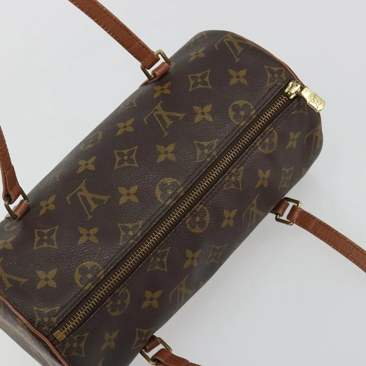 Louis Vuitton Papillon Monogram Canvas, Brown, Canvas, Handbag