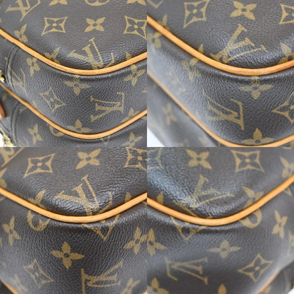 Louis Vuitton Reporter Monogram Canvas, Brown, Canvas, Shoulder Bag