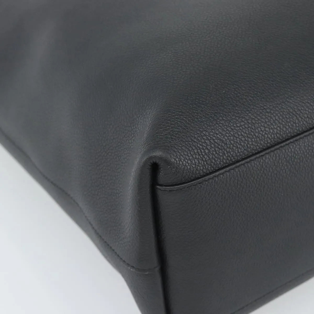Saint Laurent Bold Tote Leather, Black, Leather, Tote Bag
