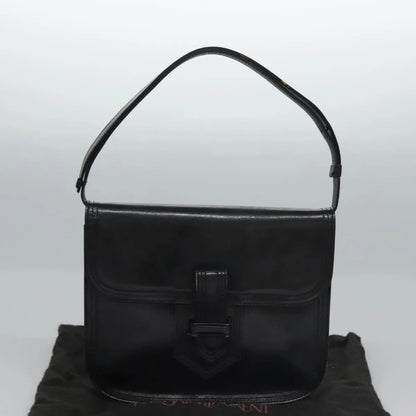 Saint Laurent Vintage Leather, Black, Leather, Handbag