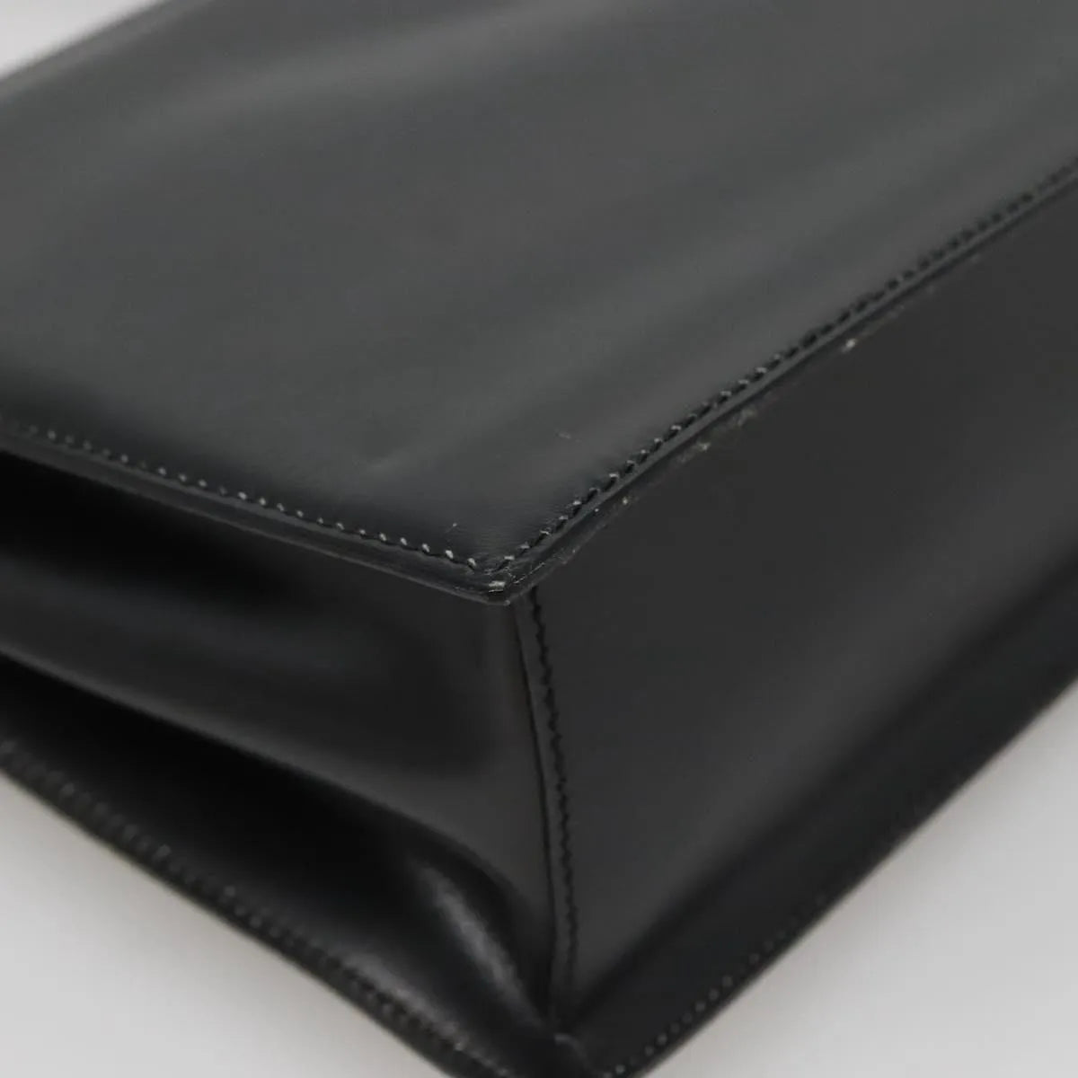 Gucci Vintage Leather, Black, Leather, Handbag