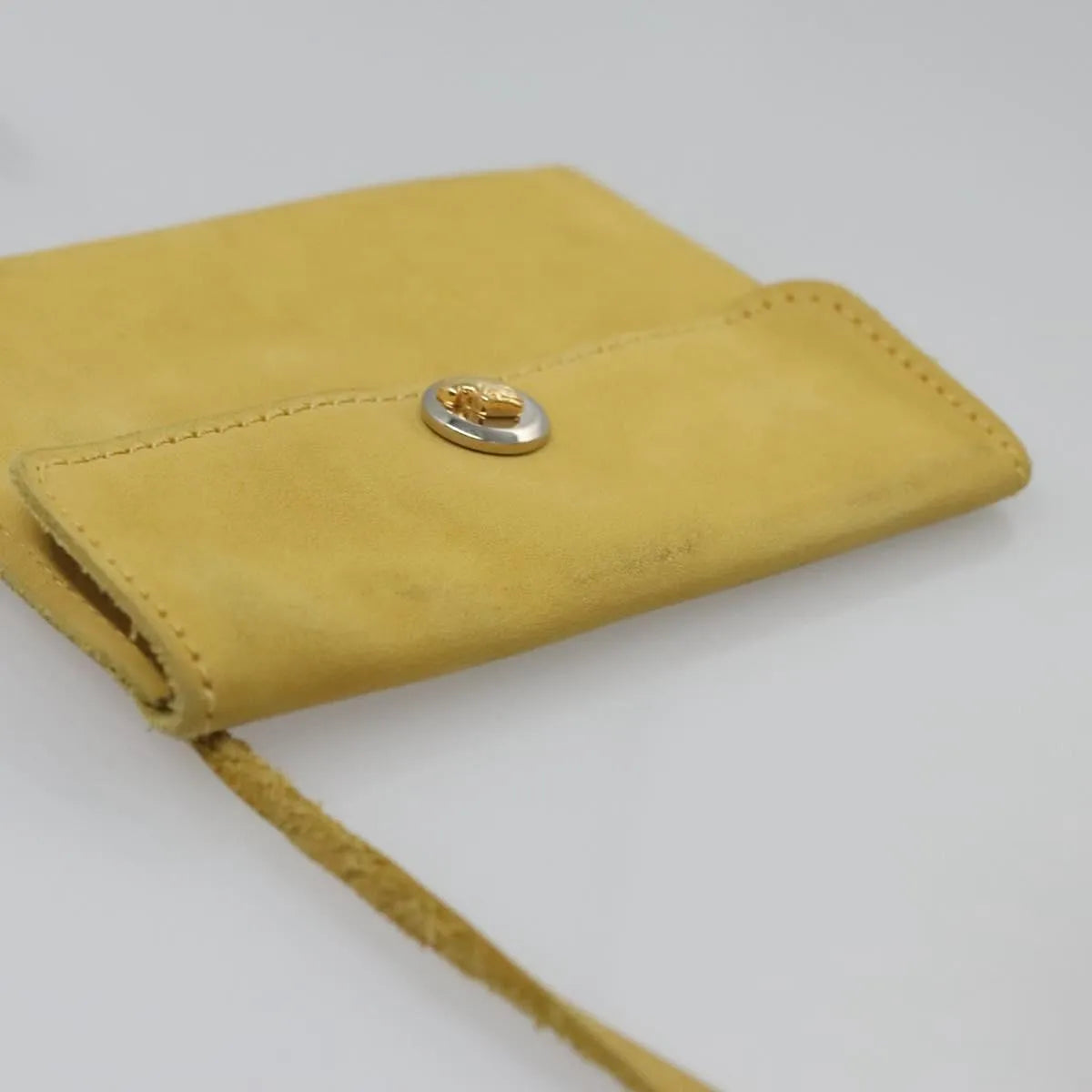 Salvatore Ferragamo Vintage Suede, Yellow, Suede, Shoulder Bag