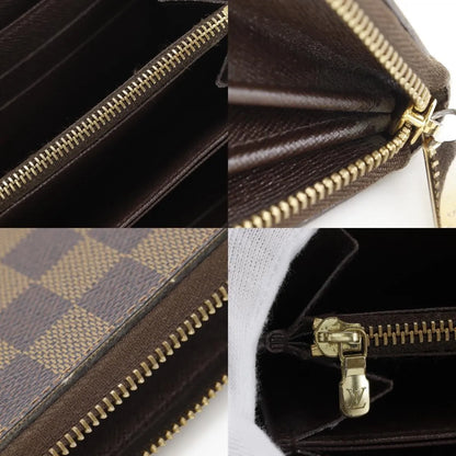 Louis Vuitton Zippy Organizer Damier Graphite, Brown, Canvas, Wallet