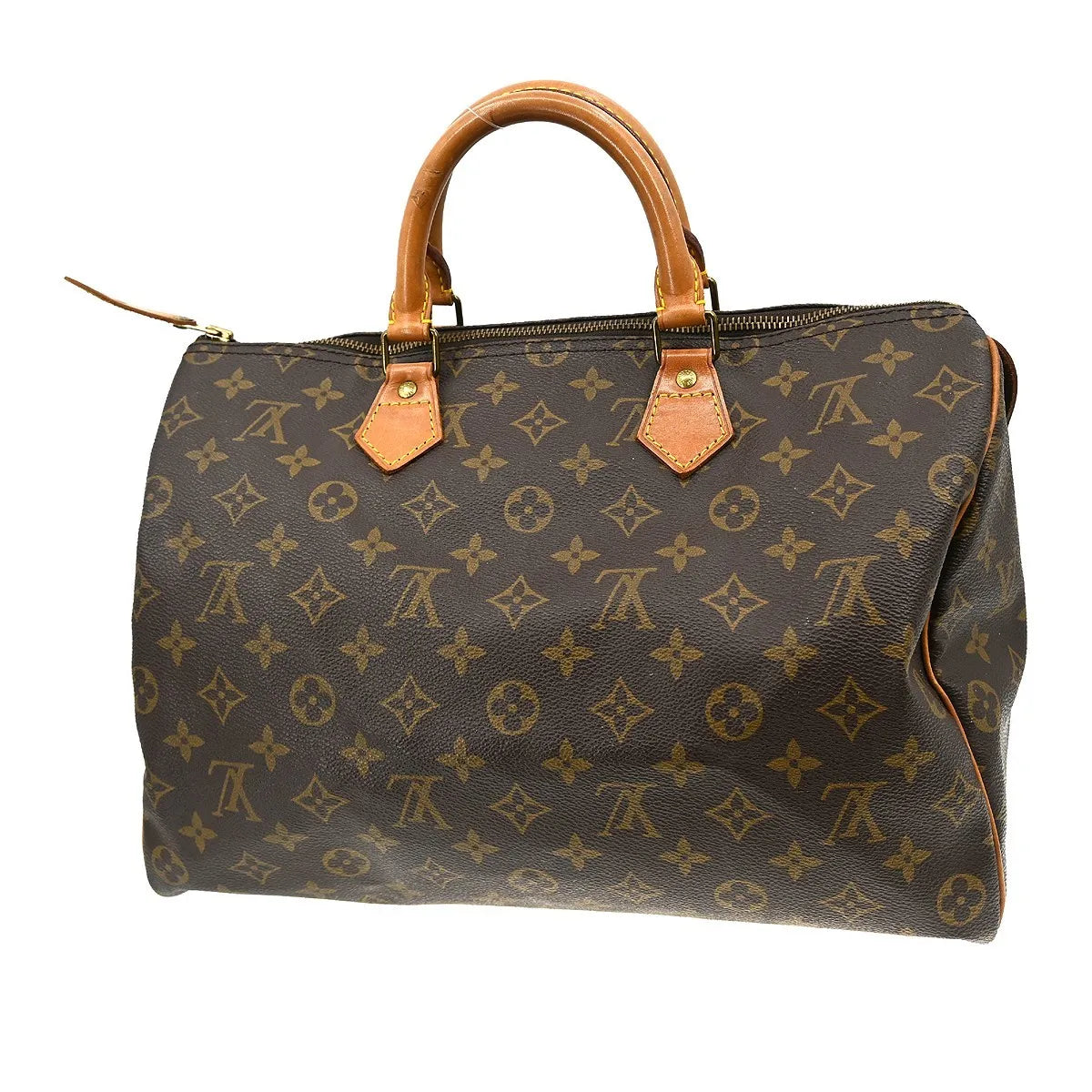 Louis Vuitton Speedy Monogram, Brown, Canvas, Handbag