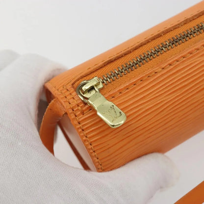 Louis Vuitton Soufflot Pochette Epi Leather, Orange, Leather, Clutch