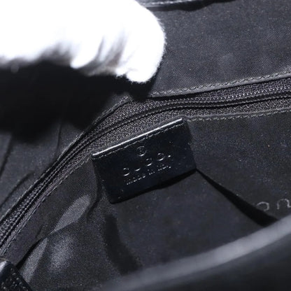 Gucci Vintage Flap Nylon, Black, Nylon, Backpack