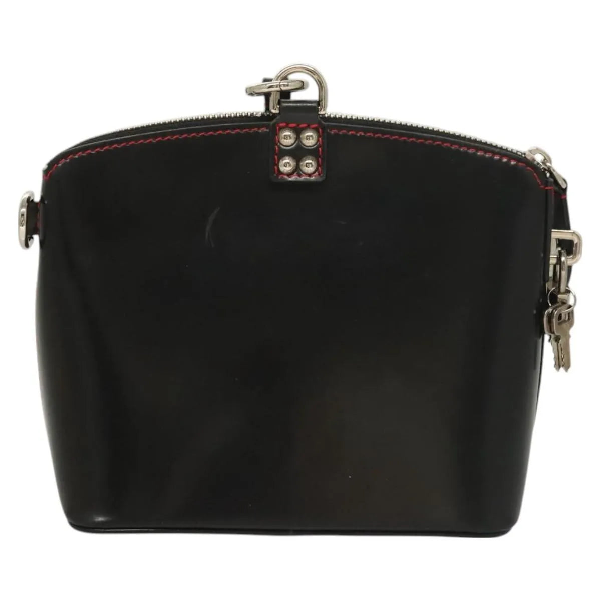 Louis Vuitton Suhari Lockit Leather, Black, Leather, Handbag