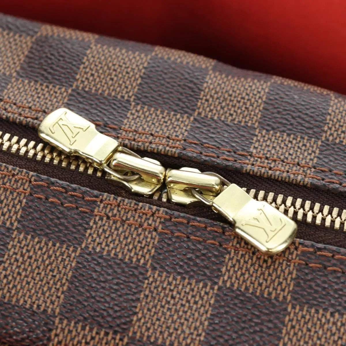 Louis Vuitton Naviglio Damier, Brown, Canvas, Shoulder Bag