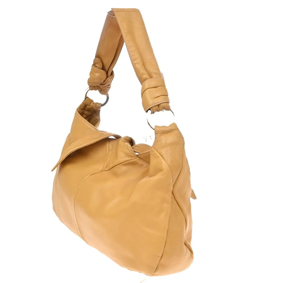 Loewe Vintage Knot Nappa Leather Hobo Bag Leather, Beige, Leather, Handbag