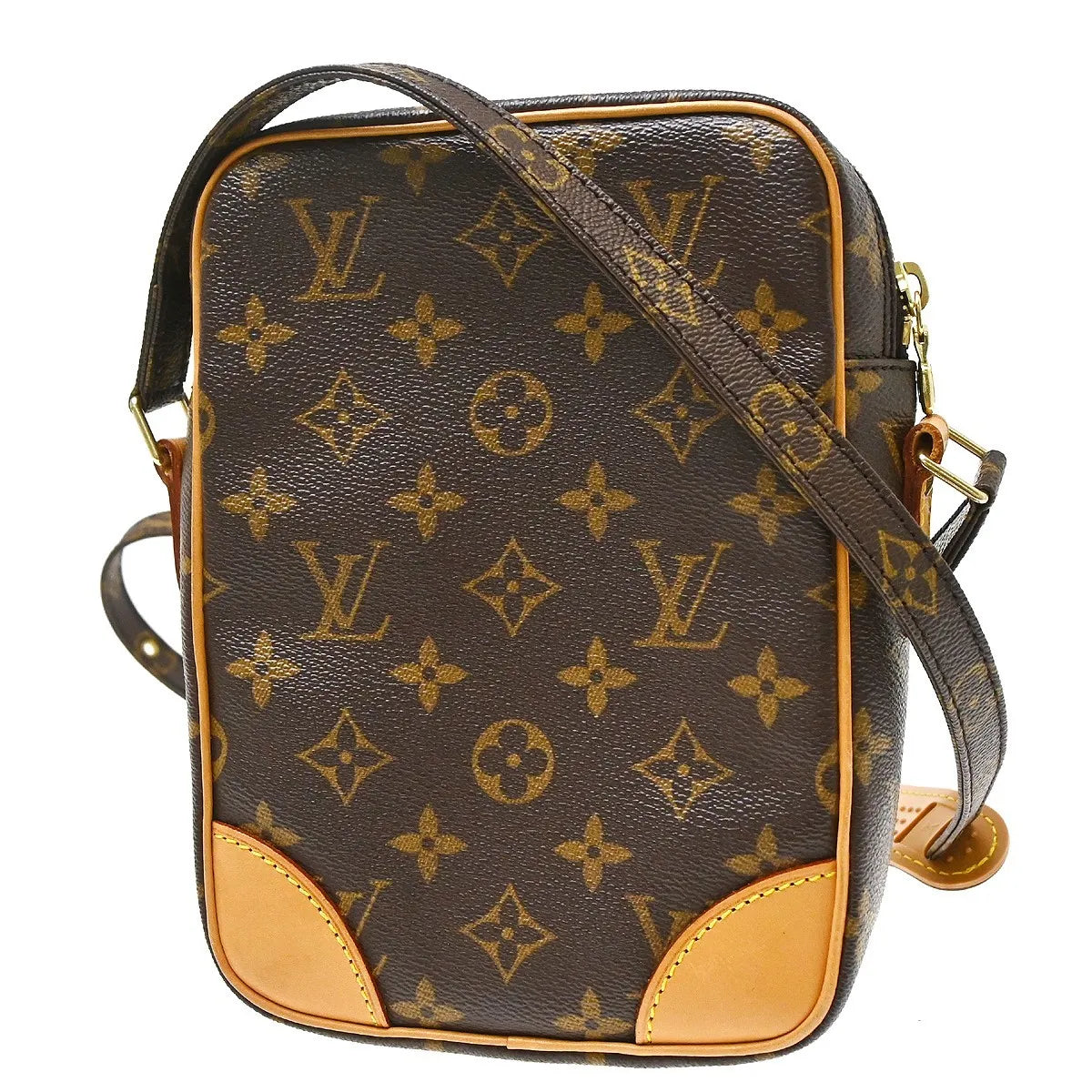 Louis Vuitton Danube Monogram, Brown, Canvas, Shoulder Bag