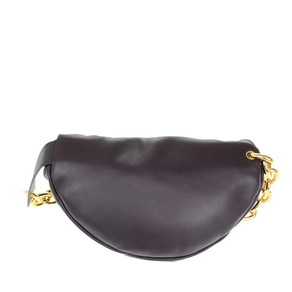 Bottega Veneta The Chain Leather, Burgundy, Leather, Bag