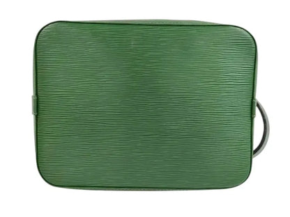 Louis Vuitton Petit Noe Epi Leather, Green, Leather, Shoulder Bag