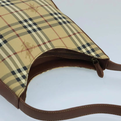 Burberry Nova Check Shoulder Bag Canvas, Beige, Canvas, Shoulder Bag