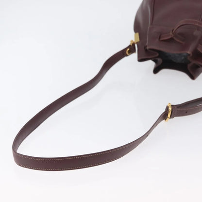 cartier Must de cartier Leather, Burgundy, Leather, Shoulder Bag