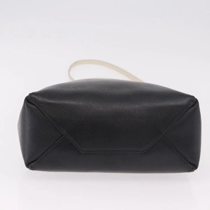 Celine Vertical Bi-Cabas Tote Leather, White, Leather, Tote Bag