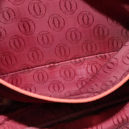 cartier Tasseled Must de Cartier Leather, Yellow, Leather, Shoulder Bag