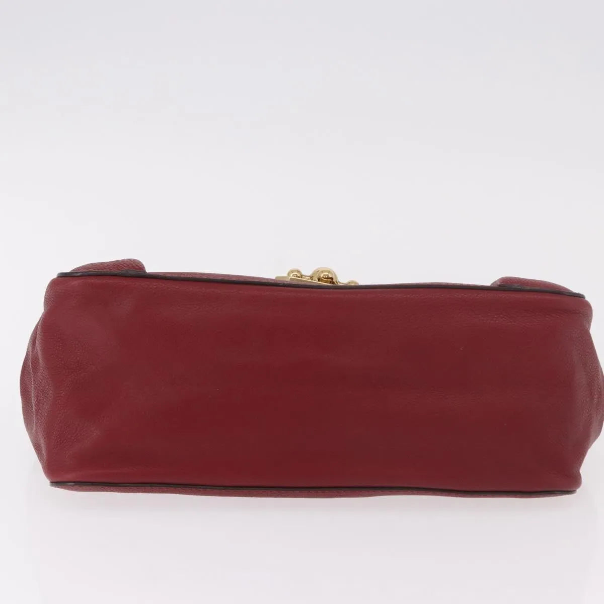 Chloe Elsie Crossbody Flap Leather, Red, Leather, Handbag