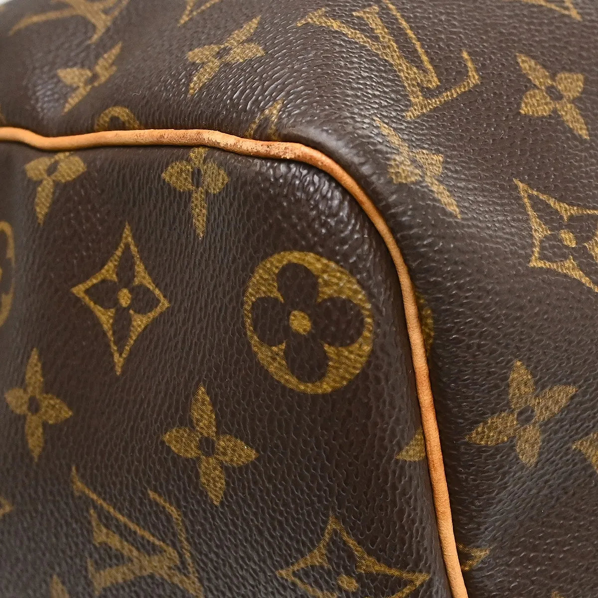 Louis Vuitton Keepall Monogram, Brown, Canvas, Travel Bag