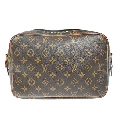Louis Vuitton Reporter Monogram Canvas, Brown, Leather, Shoulder Bag
