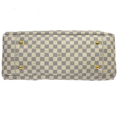 Louis Vuitton Artsy Damier, White, Canvas, Handbag