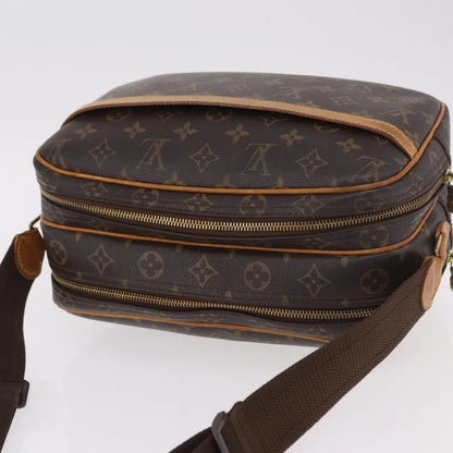 Louis Vuitton Reporter Monogram, Brown, Canvas, Shoulder Bag