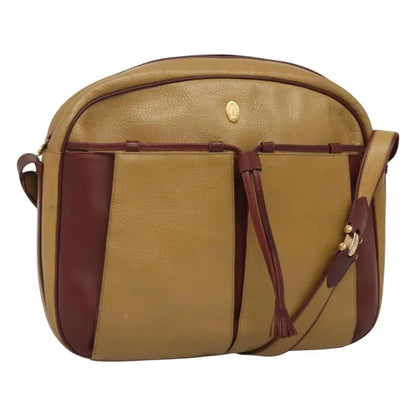 cartier Tasseled Must de Cartier Leather, Beige, Leather, Shoulder Bag