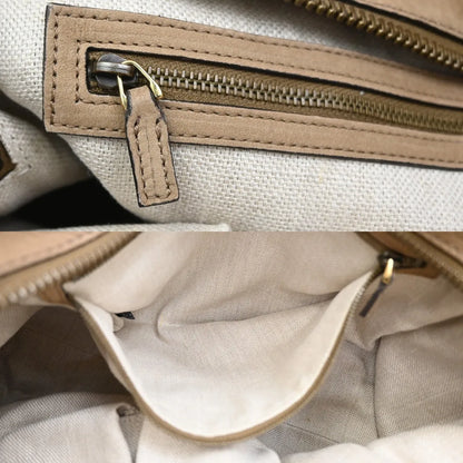 Gucci Twice Satchel Nubuck with Python, Brown, Suede, Handbag