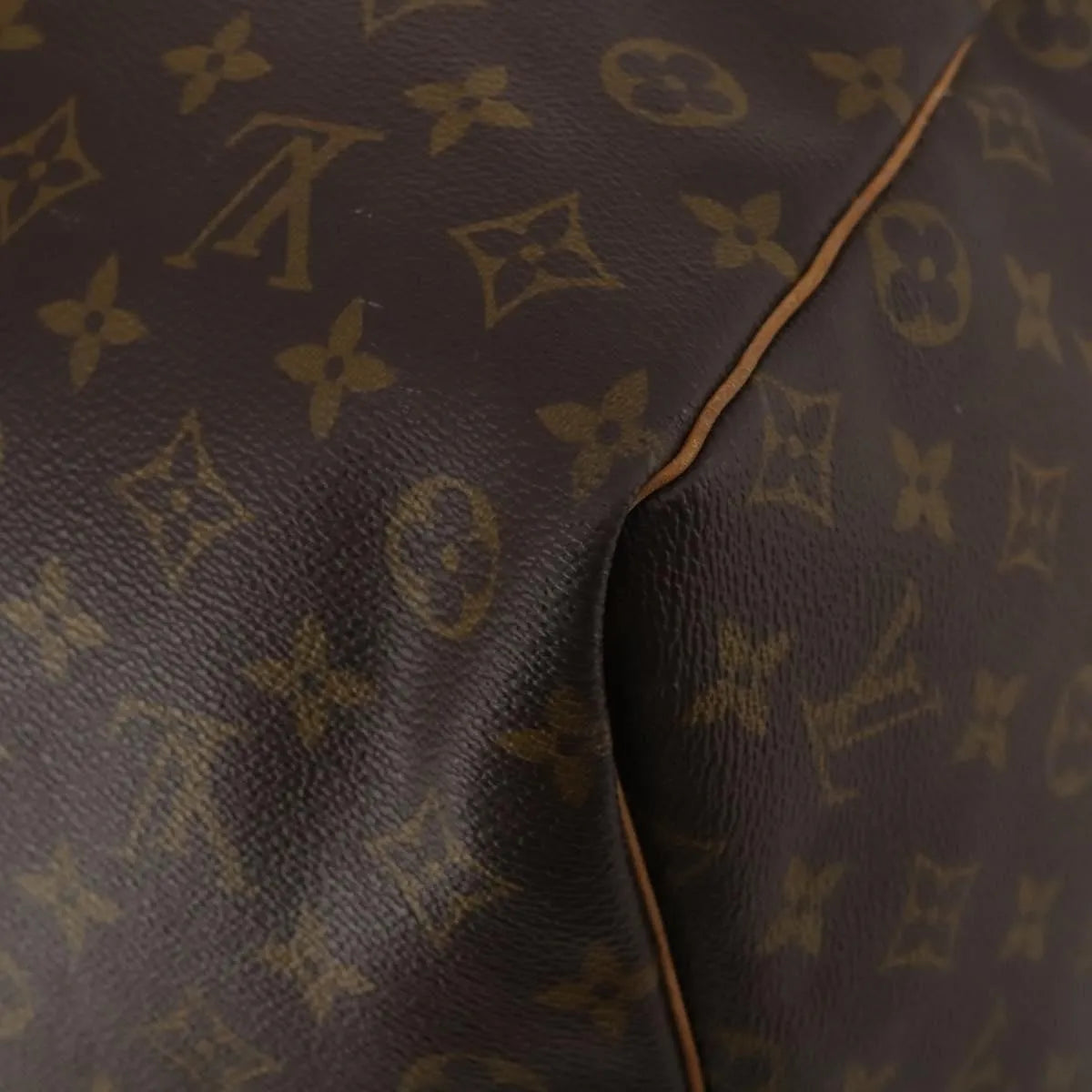 Louis Vuitton Keepall Monogram, Brown, Canvas, Travel Bag