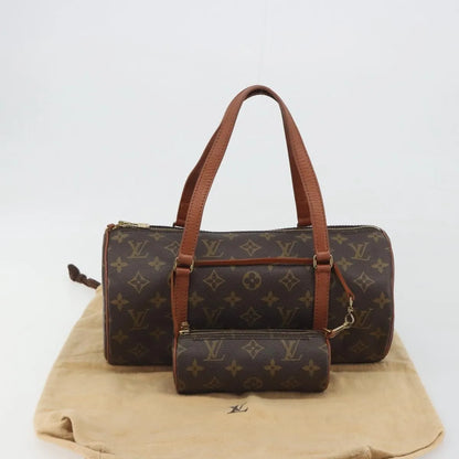 Louis Vuitton Papillon Monogram, Brown, Canvas, Handbag