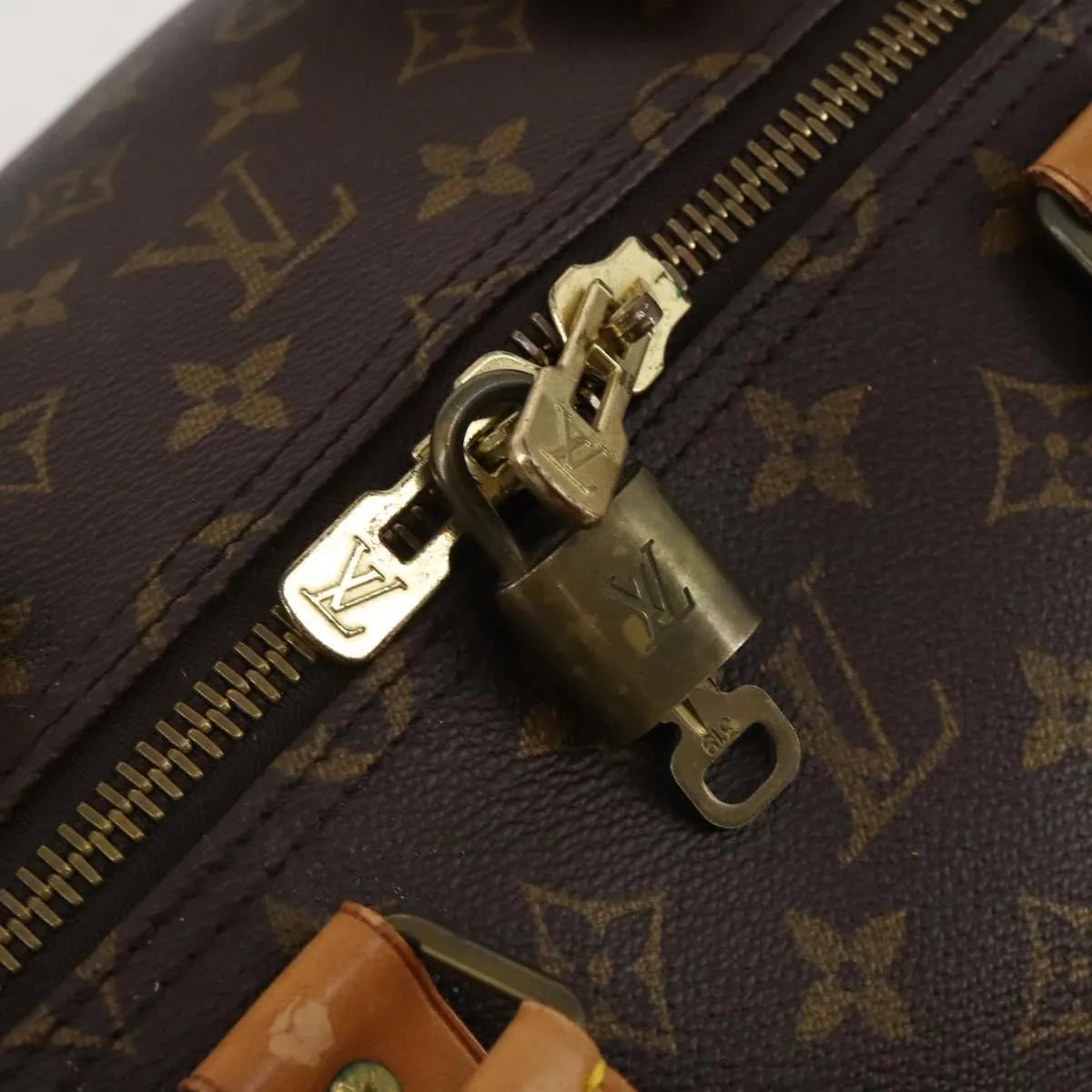 Louis Vuitton Keepall Monogram Canvas, Brown, Canvas, Travel Bag
