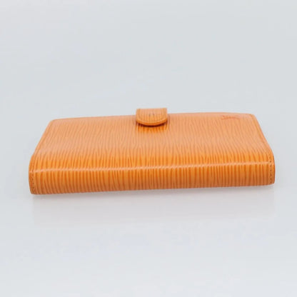 Louis Vuitton Agenda Cover Epi, Orange, Leather, Clutch
