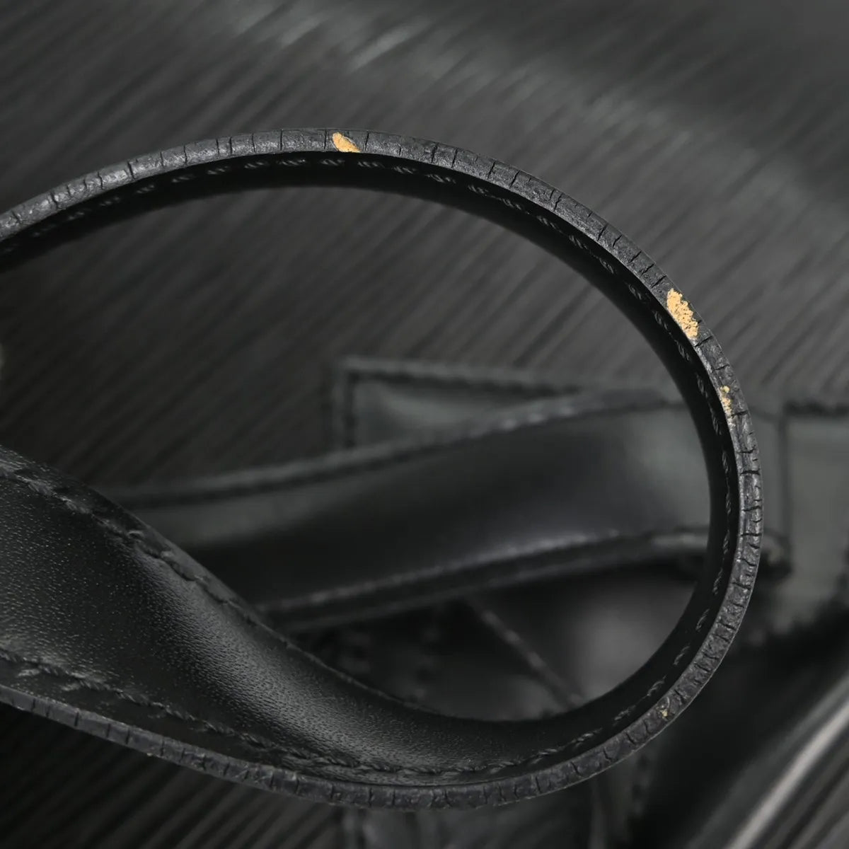 Louis Vuitton Gobelins Epi Leather, Black, Leather, Backpack